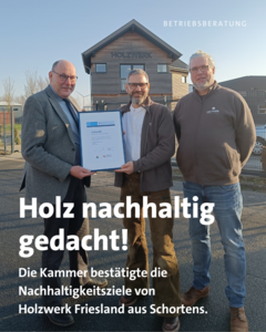 Holzwerk Friesland GmbH Nachhaltigkeitsinitiative