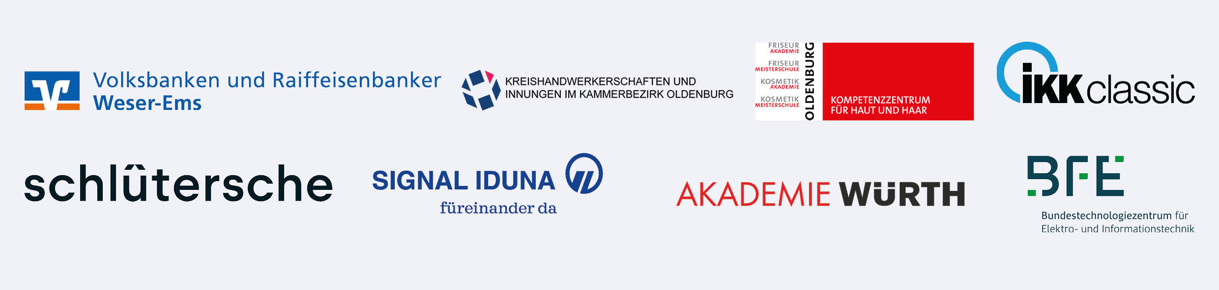 KI generiert: Das Bild zeigt die Logos mehrerer Unternehmen und Organisationen.