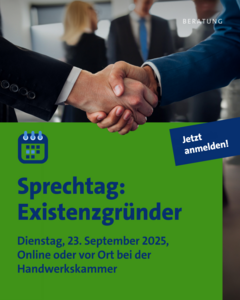 Sprechtag: Existenzgründer 