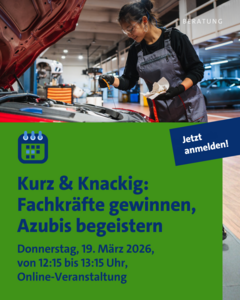 Kurz und Knackig: Fachkräfte gewinnen, Azubis begeistern