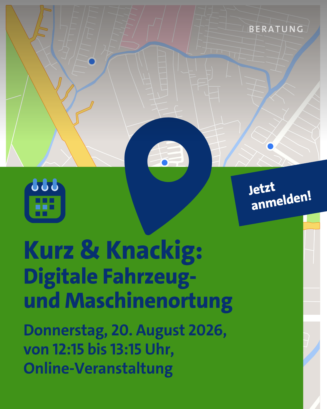 Kurz & Knackig: Digitale Fahrzeug- und Maschinenortung