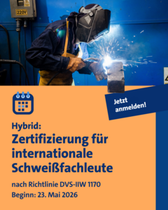 Kurs: Internationale Schweißfachleute