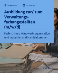Ausbildung zur / zum Verwaltungsfachangestellten (m/w/d)