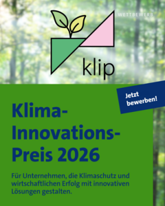 Klima-Innovations-Preis - klip 26