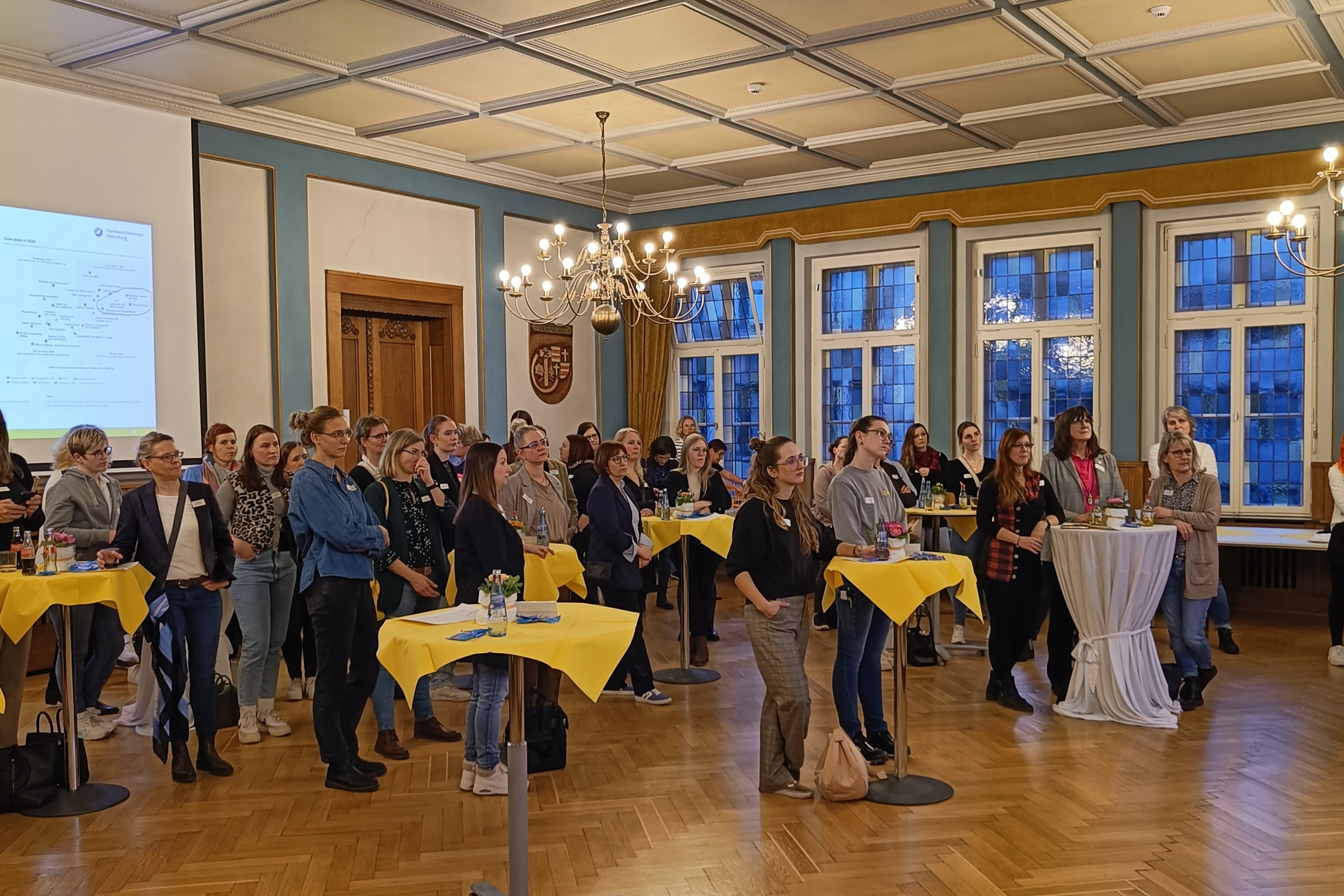 Aufmerksam zugehört und gewinnbringend ausgetauscht: Rund 60 Unter-nehmerinnen besuchten die Veranstaltung „Starke Frauen für ein starkes Handwerk“ bei der Handwerkskammer Oldenburg.