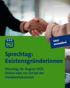 Sprechtag: Existenzgründerinnen