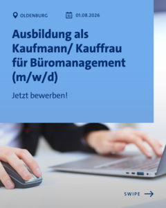 Ausbildung als Kaufmann/ Kauffrau für Büromanagement (m/w/d)